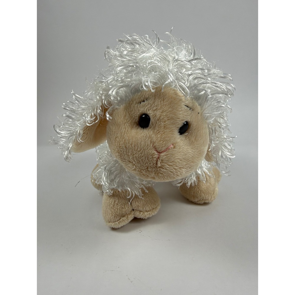 Retired Ganz Webkinz Lamb Plush – 8.5" – Soft and Adorable Collectible
